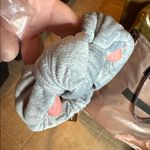 Aerie NWT NIP  Soft Gray Velvet Knotted Headband One Size Photo 4