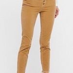 Free People  Reagan Raw Hem Corduroy Cropped Pants Size 28 Photo 7