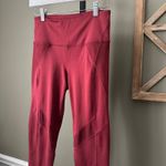 Free People Movement Wine Mesh Lira Leggings Small Photo 2