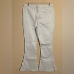 Versona  White Light- Stretch Pull-on Bell Bottom Flared Leg Pants Women’s Sz 16 Photo 4