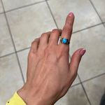 Turquoise Sterling Silver Ring Photo 2