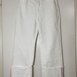 Anthropologie  Pilcro and the letterpress white cuffed hem cropped pants size 28 Photo 0