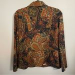 Notations  Paisly Print Zip Jacket Size Medium Photo 1