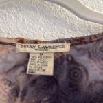 Susan Lawrence Y2k velvet burnout ruffle long sleeve whimsigoth Photo 3