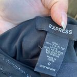 EXPRESS  STRAPLESS GLITTER DETAIL MAXI DRESS Photo 3