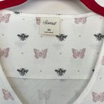 Soma Women's Cool Nights Short Sleeve Sleep Shirt Nightgown Butterfly Size XS Photo 3