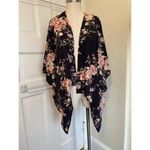 Painted Threads  floral kimono wrap size medium Photo 1