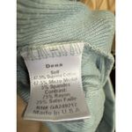 Pj Harlow  Ribbed Lounge Jogger Pants Light Blue Soft Modal Blend Size S Photo 4