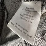 Daniel Rainn Tassel Embroidered Boho Top Blouse Women's Large Black White V-Neck Photo 8