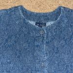 J.Jill Pure Jill Indigo Quilted Matelasse Jacquard Snap
Denim Chambray Relaxed Jacket M Photo 2