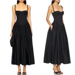 Tularosa  Emma Midi Dress in Black Photo 1