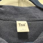 Polo Tna Blue Velour Long Sleeve  Shirt Size Small Photo 2