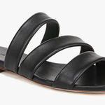 Vince  Dallas Slide Sandal Women's Black Slide Sandals Size 6M Photo 0