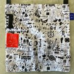 Kara  Anime Wipeable Black and White Tote Bag Celestial Cartoon Photo 3