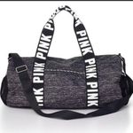 PINK - Victoria's Secret  Black Travel Bag Photo 0