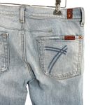 7 For All Mankind Vintage Stove Pipe Jeans by Jerome Dahan Made in USA Sz 27 Photo 4