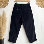 Free People  pants velvet baggy trousers pleated Photo 3
