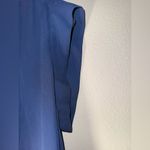 Pleione  Royal Blue V-Neck Blouse Large #731 Photo 2