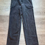 Brandy Melville J Galt  Carpenter Jeans High Rise Black Size S Adjustable Waist Photo 0