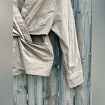 ZARA Women’s Front Cut Out Detail Long Sleeve Blouse Photo 7