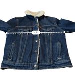 Levi's Levi’s Sherpa Trucker Jacket Women’s Size XS Type III Denim Lined Classic Fit Photo 6