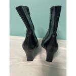 Nine West Womens Black Leather Ankle Boots 10 Medium Photo 1