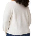 Torrid  Vegan Cashmere Textured Cardigan in Whisper White, Size 4X Photo 2