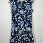Matilda Jane  Enchanted Garden Serenity Blue Floral Dress Photo 0