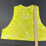 Lululemon Yellow Tie Dye All Yours Crop Cotton Athletic Gym Lounge Athleisure Top Photo 5