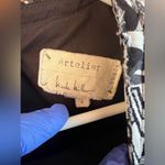 Nicole Miller  Artelier Sheath Dress Geometric Sz 6 Black/White/Silver Gray Photo 2