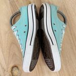 Converse  Chuck Taylor All Stars Low Top Ace Up Sneakers Aqua Teal 7 Men 9 Women Photo 4