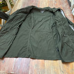 Market & Spruce  Olive Green Utility Jacket 1X Women’s Spring Fall Photo 11