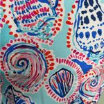 Lilly Pulitzer  Bellina Womens Small Wrap Seashell Print V Neck Sleeveless Dress Photo 7