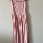 Amazon Off The Shoulder Maxi Dress- Light Pink Photo 4