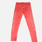 Adidas Leggings Size Medium Orange Coral Graphic Climalite Sporty Spice Active Photo 1