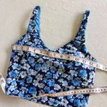 Offline by Aerie Real Me Recharge Least Support Shelf Bra Crop Tank Top Size S Blue Photo 5