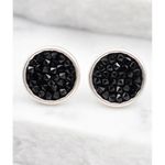 Boutique Black Crystal Druzy Earrings | Gold Filled Photo 9