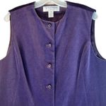 Rena Rowan Rena‎ Rowan for Saville Purple Velvet Vest Photo 1