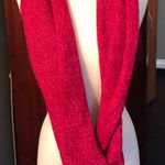 Anthropologie Knit Fuschia Circle Scarf Photo 2