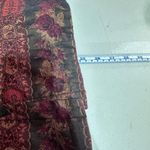 Christopher & Banks Christopher Banks Women's Floral Southern Tapestry Western Button Vest Red Large Photo 9