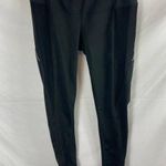 Lucy Activewear Lucy Womens Lucy Tech Black Small Slit Split Mesh Leggings Medium Photo 0