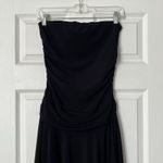 Koi Shirred Strapless Dress Photo 3