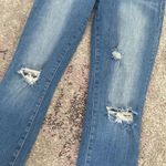 frame denim  Women's Blue Le High Skinny Cut Offs Morton Distressed Jeans 27 Photo 3