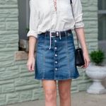 Free People Cream Under Your Spell Long Sleeve Lace-Up Blouse Size XS OB466261. Photo 4