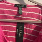 Ralph Lauren Lauren  Pink Striped Long Sleeve Top Photo 1