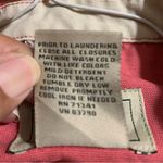 L.L. Bean 100% Cotton Orange Coral Jean Bomber Jacket Zip Up with Pockets size M Size M Photo 7