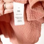 Seafolly Cotton Gauzy V-Neck Mini Dress in Rose Pink Photo 6