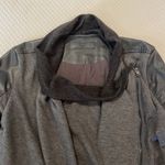 BLANK NYC asymmetrical jacket with leather, Small Photo 4