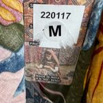 Sacred Threads  colorful tropical kimono wrap top with pockets size medium NWT Photo 4