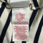 Saint James Tolede Dress Women's 10 Ivory Black Striped Sheath Short Sleeve Photo 6